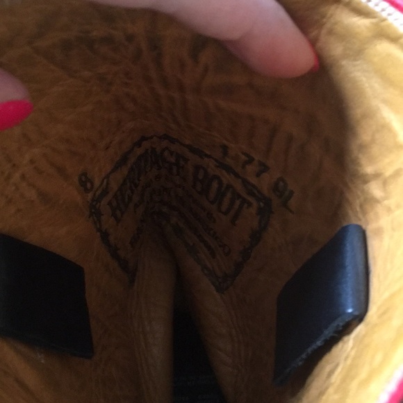 Vintage design handmade cowboy boots - Picture 5 of 5